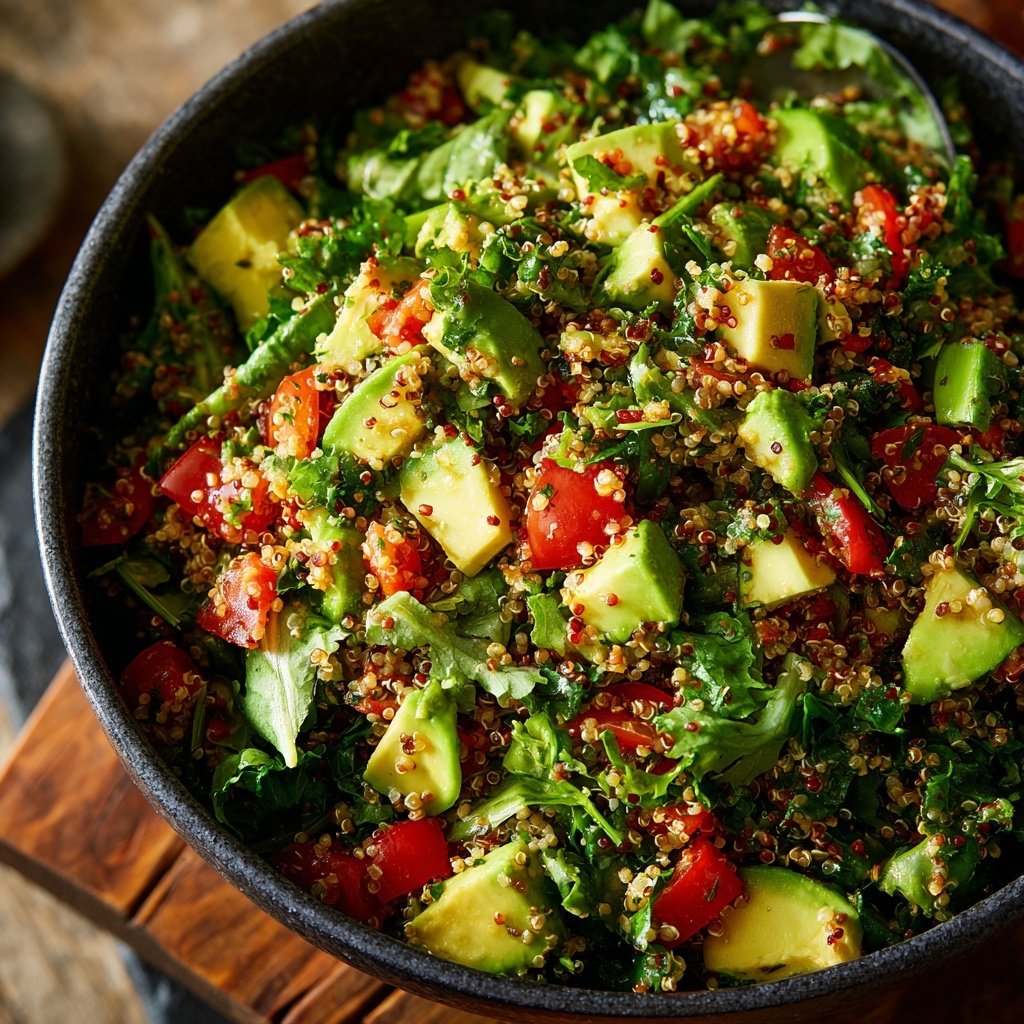 Healthy Avocado Quinoa Salad