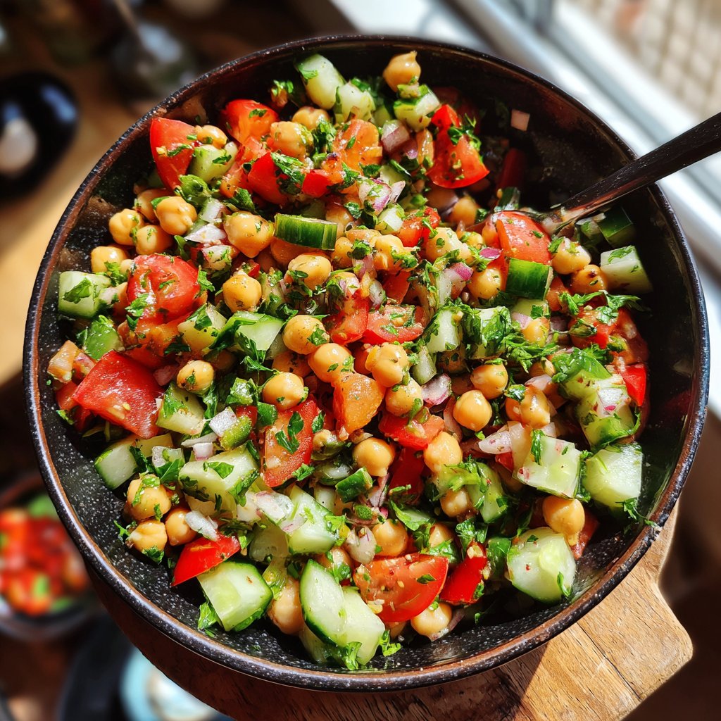 Mediterranean Chickpea Salad
