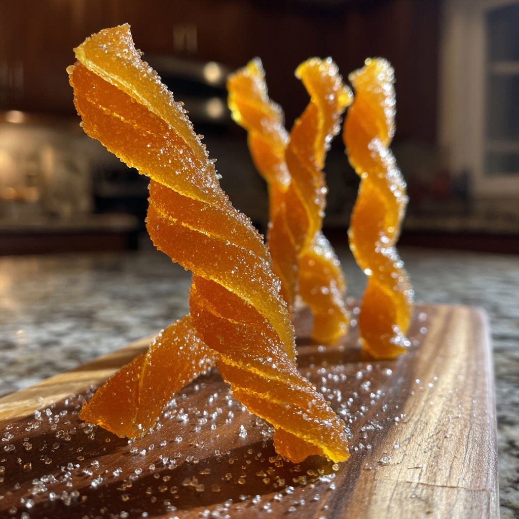 Candied Orange Peel Sweet Citrus Twists