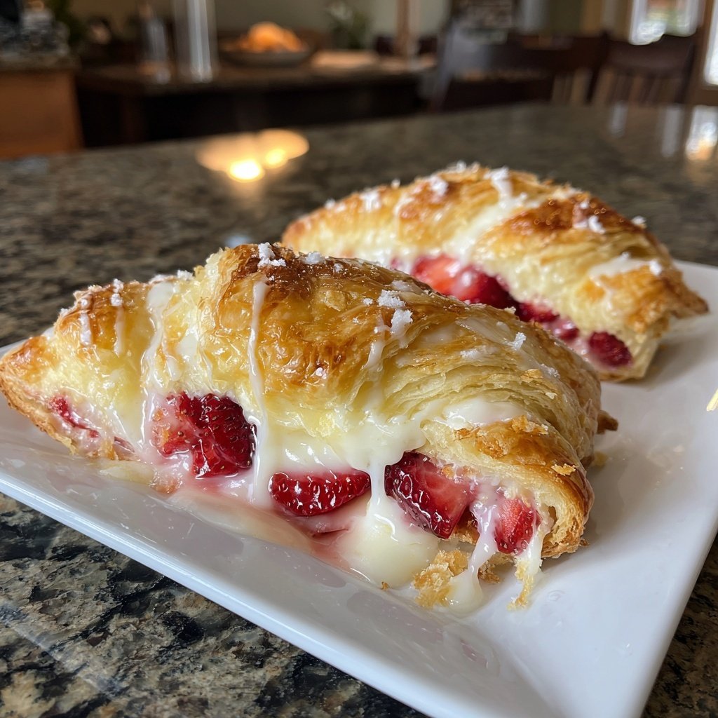 Strawberry Cream Cheese Danish