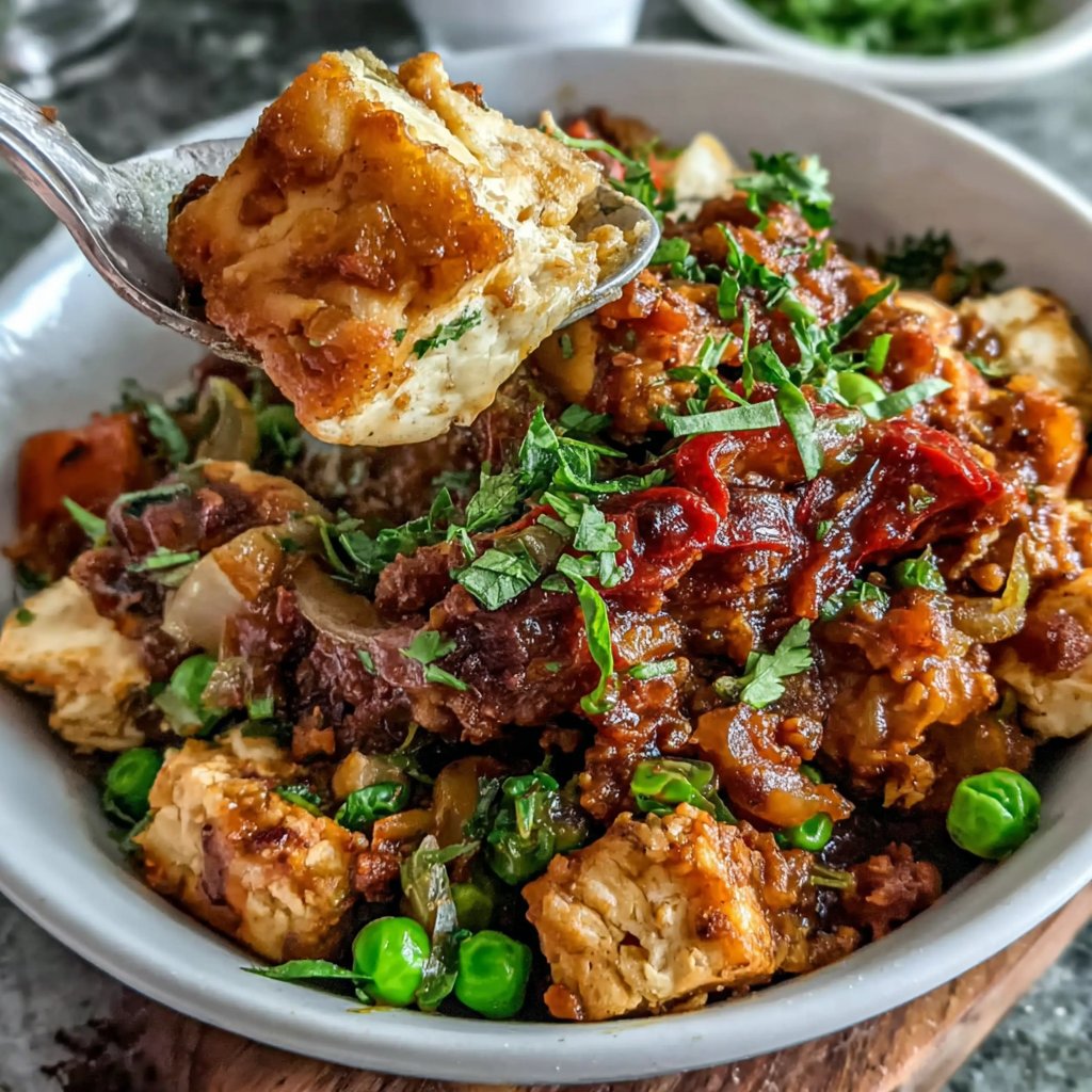 Tofu Keema Protein Bowl