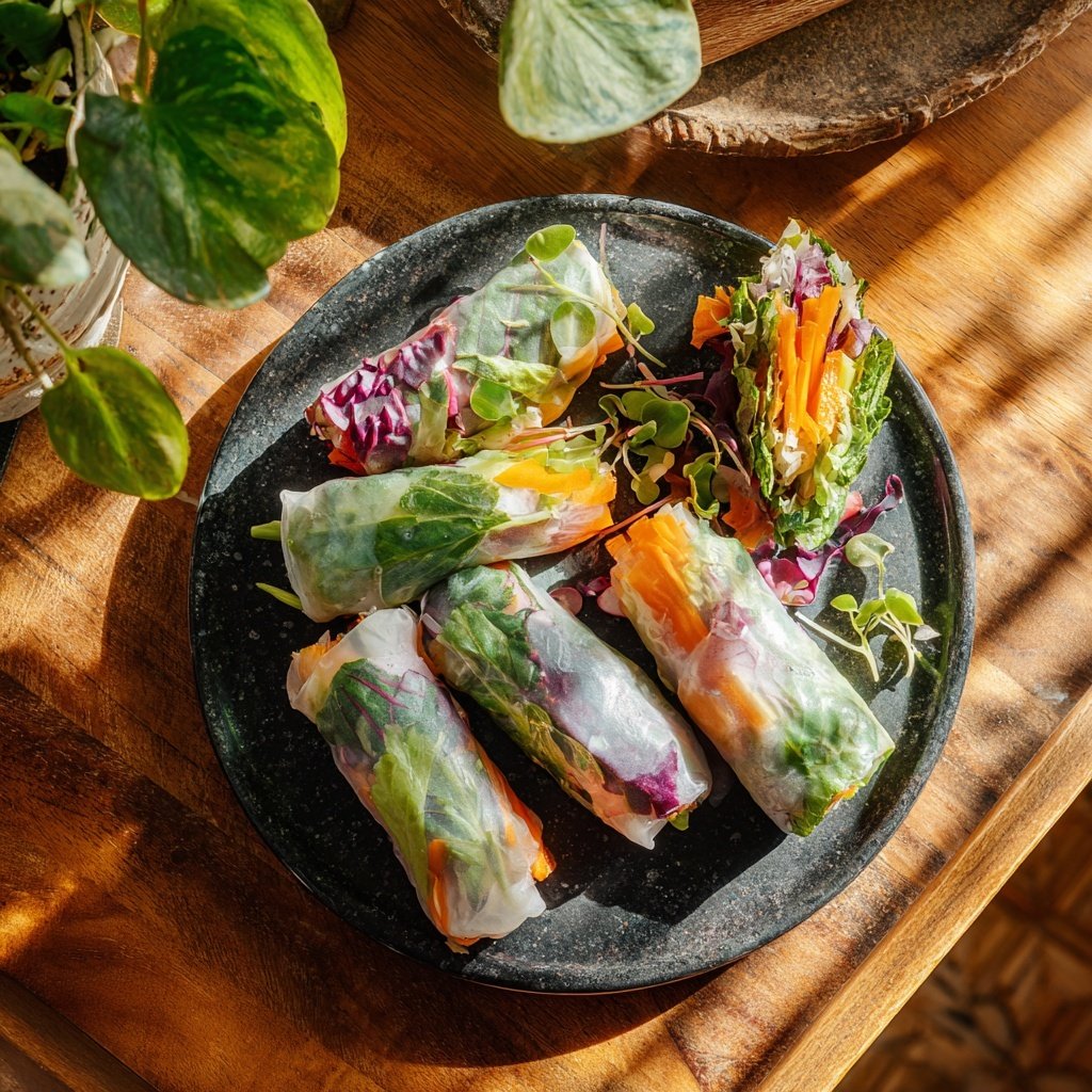 Vibrant Veggie Rice Paper Rolls